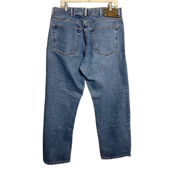 Calvin Klein Mens Classic Fit 100% Cotton Jeans Size 36 Double Stone Wash Denim - Picture 2 of 16